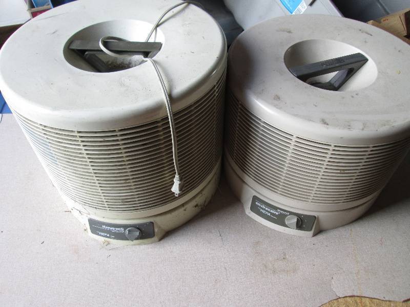 2 Honeywell HEPA filters...
