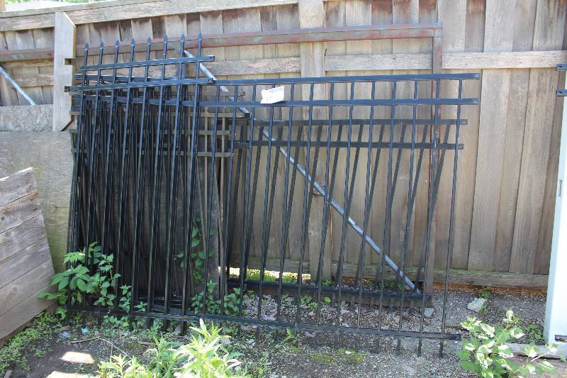lot 47 image: Lot of (9) Ornamental Fence Panels