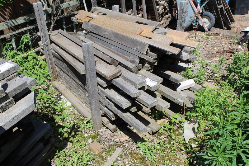 lot 53 image: Lot of misc. red cedar 2x4
