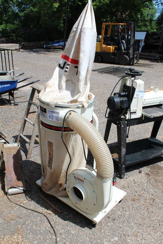 lot 62 image: WMH Tool Group Jet 1100 CFM Dust Collector