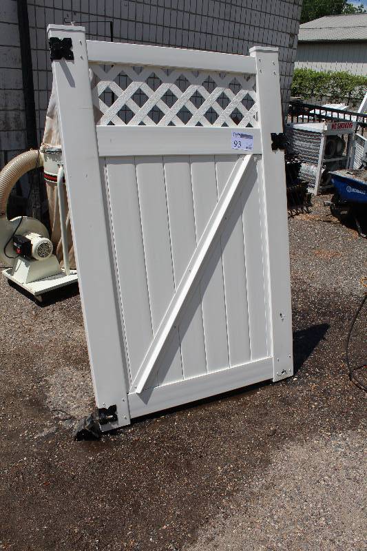 lot 93 image: PVC Gate