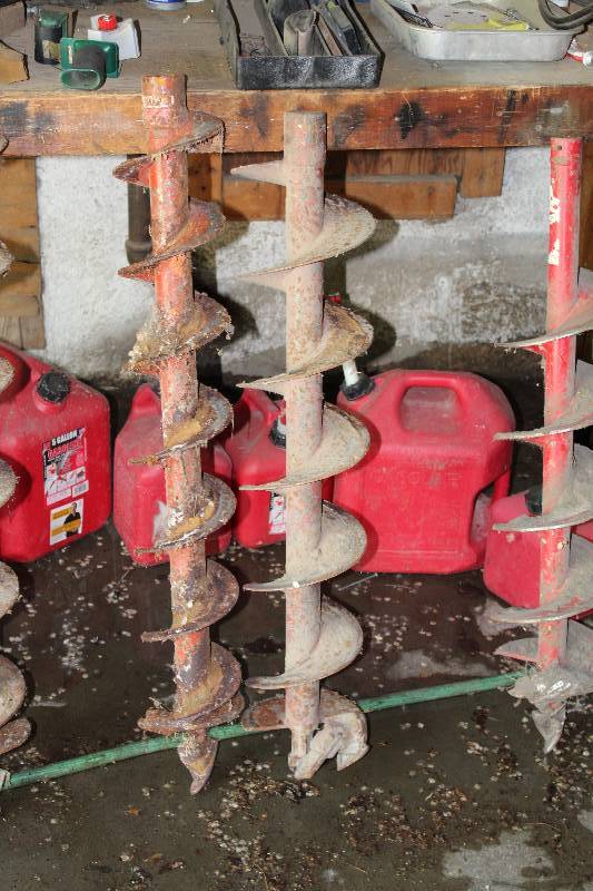 lot 83 image: Lot of (2) Fence Post Auger Bits