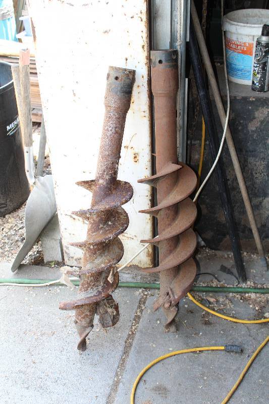 lot 85 image: Lot of (2) Fence Post Auger Bits