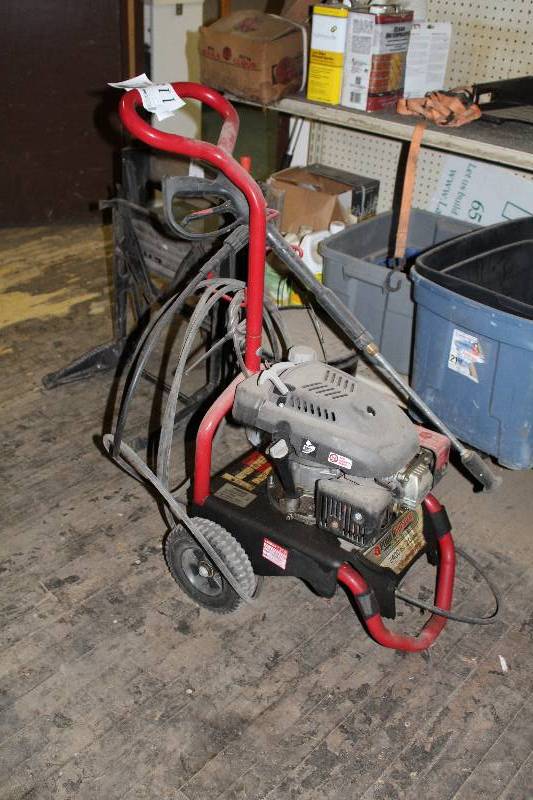 lot 118 image: Power Washer Gas Powered Pressure Washer