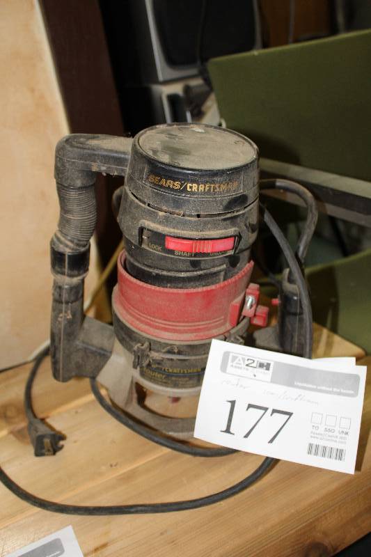 lot 177 image: Sears Craftsman Router