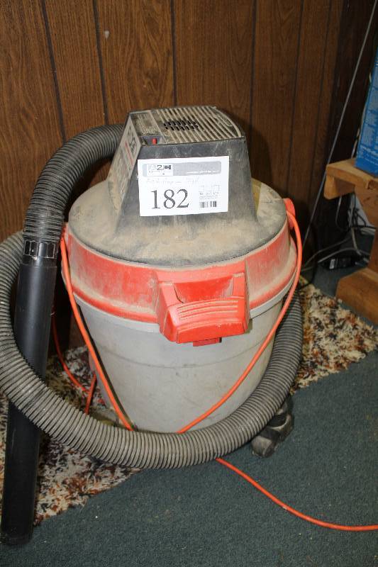 lot 182 image: Ridgid 12-Gallon Wet Dry Vac
