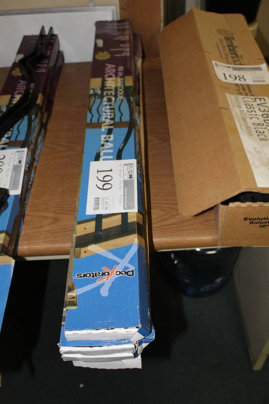 lot 199 image: Lot of (4) 40in. Baroque Baluster