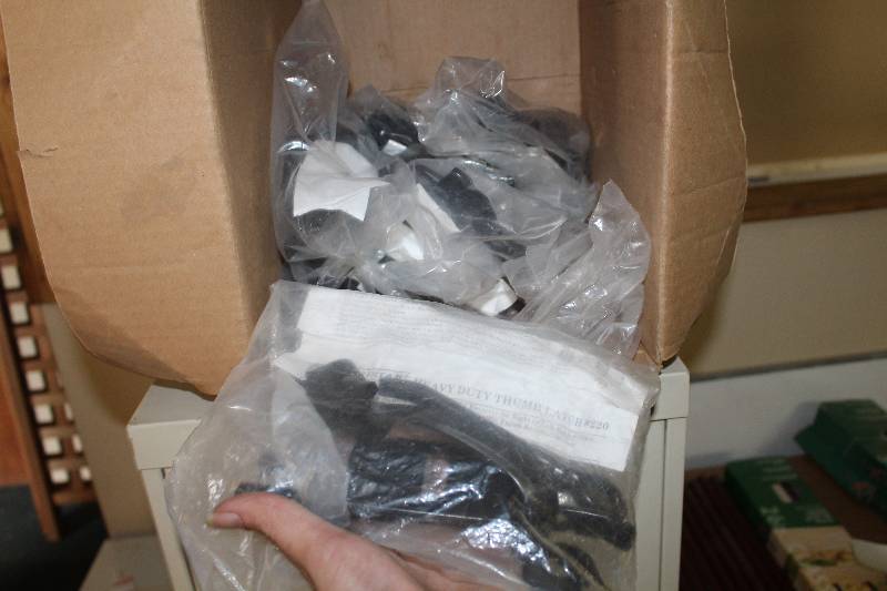 lot 204 image: Lot of (9) Fence Thumb Latches