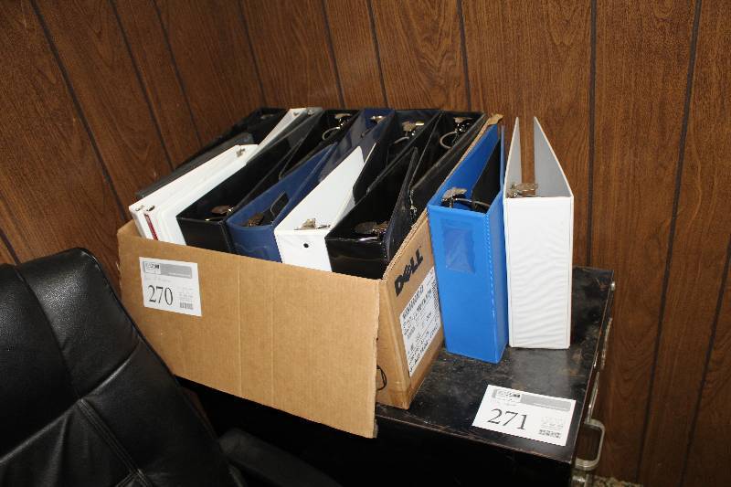 lot 270 image: 3-Ring Binders