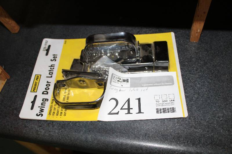 lot 241 image: Project Pro Swing Door Latch Set