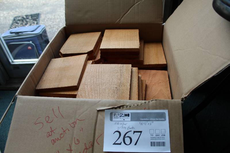 lot 267 image: Red Cedar Grilling Planks