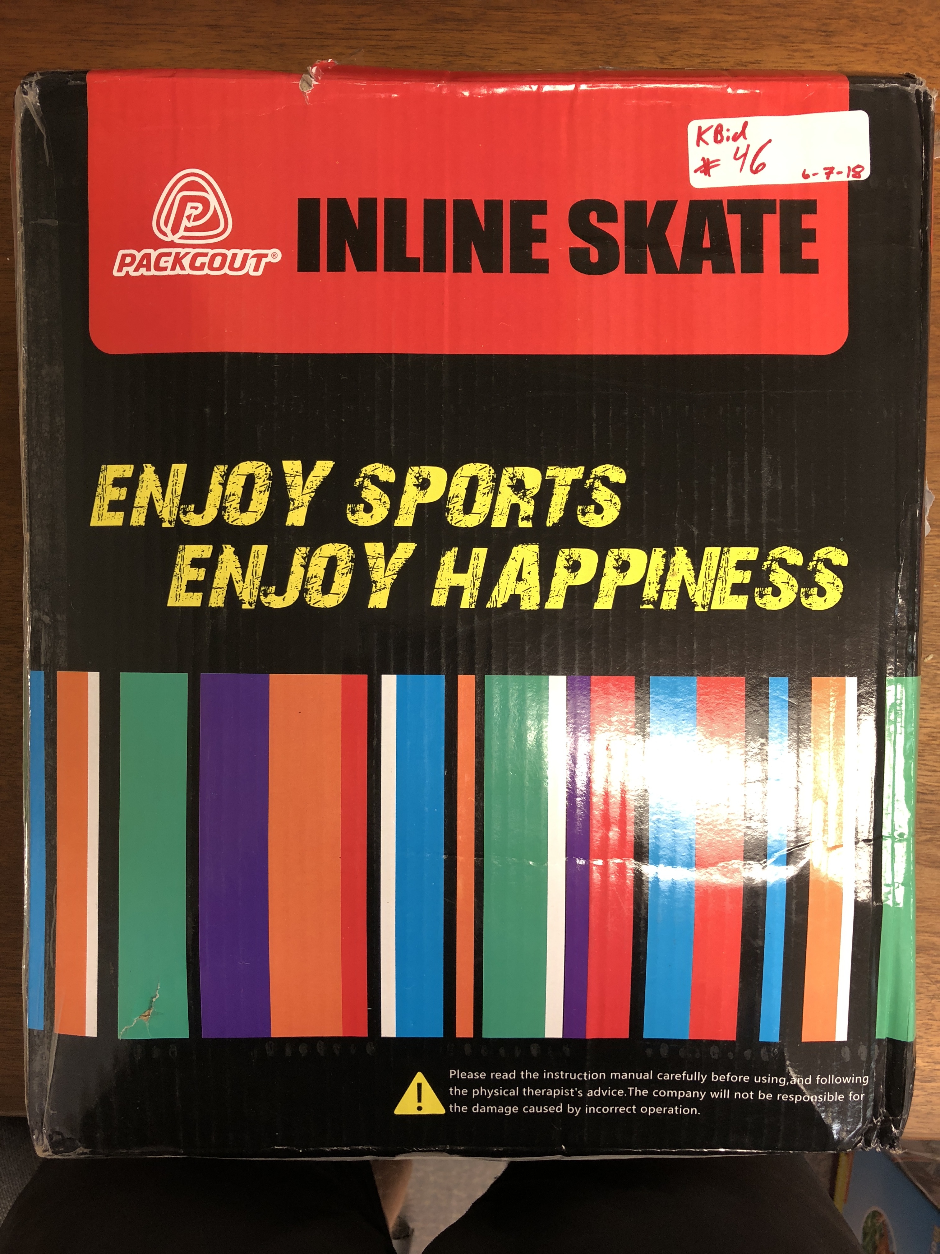 lot 46 image: Girls Inline Skates