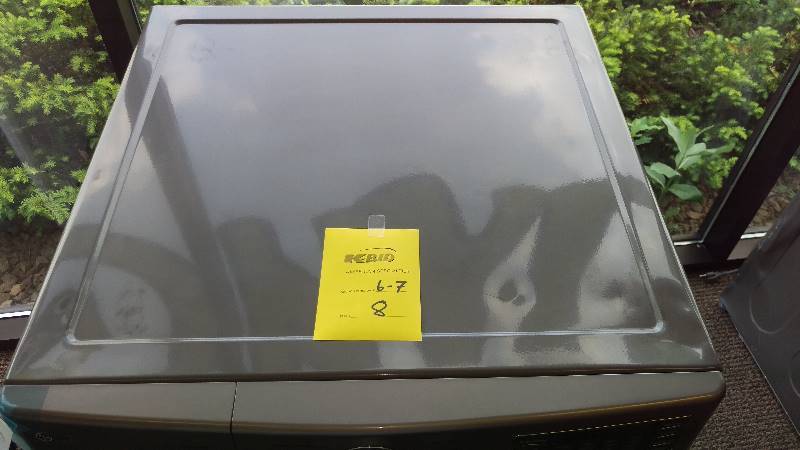 lot 8 image: NEW - SCRATCH AND DENT - LG  MODEL # (DLEX3370V) -  ELECTRIC - SteamDryer - Front-Loading Electric Dryer - Graphite Steel - TESTED WORKS - MSRP $ 1199.99