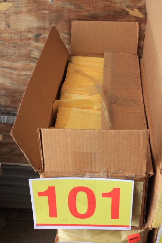 2000 6 x 8 Yellow Wax Bags