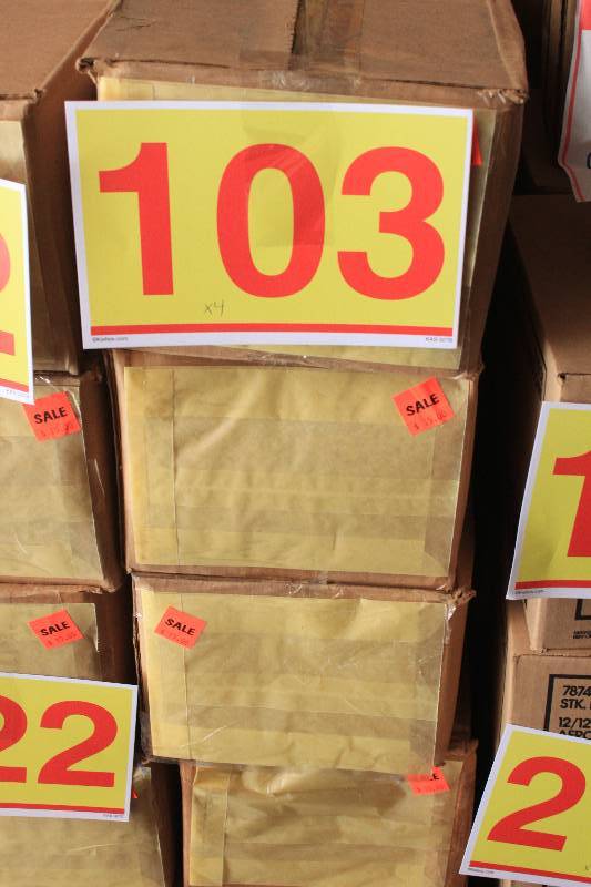 6000 6 x 8 Yellow Wax Bags
