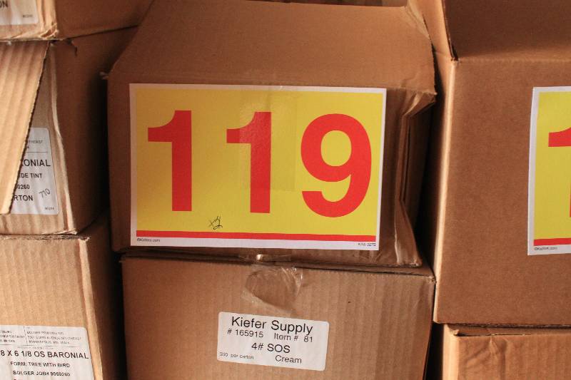 1000 Cream Colored Coated Paper Bags 5 x 9-12