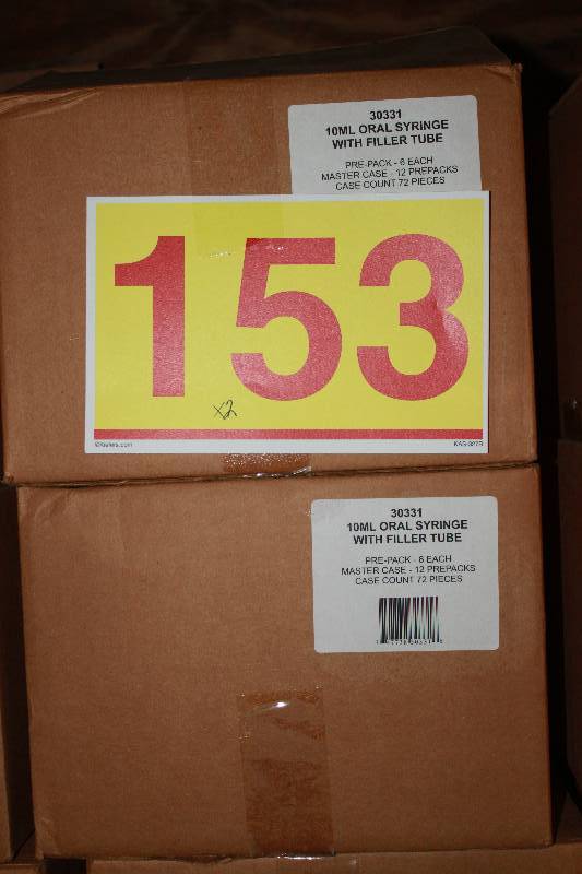 144 Oral Syringes with Fill Tube 10 ML in Retail Packaging