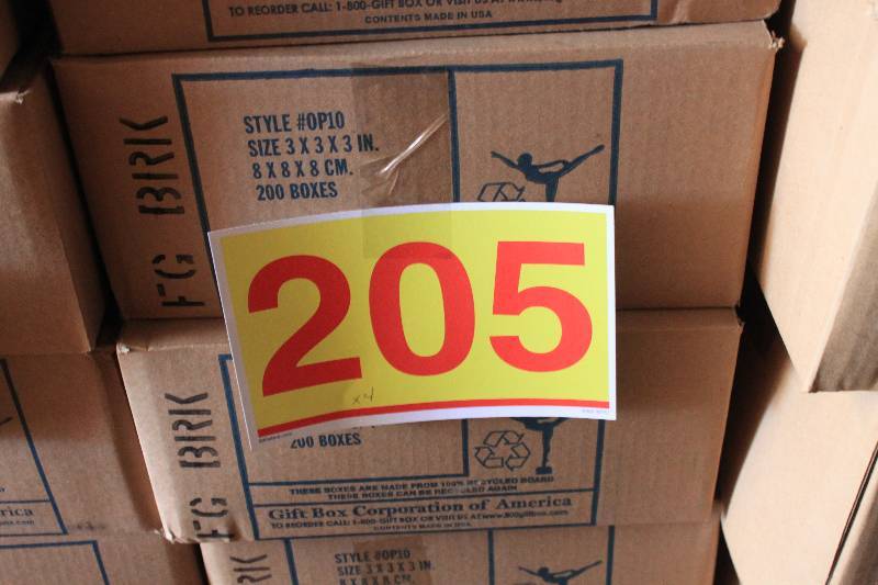 800 Green Gift Boxes 3 x 3 x 3