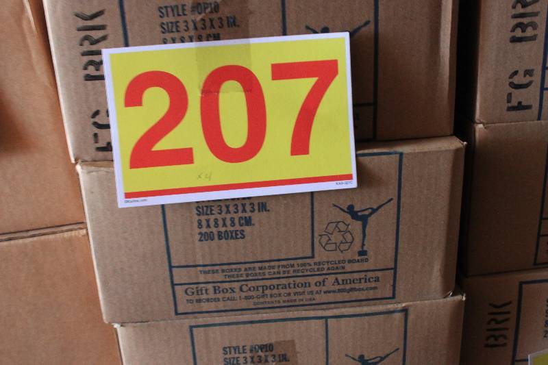 800 Green Gift Boxes 3 x 3 x 3