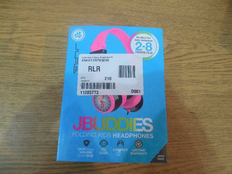 lot 63 image: JLAB Kids Folding Wired Headphones