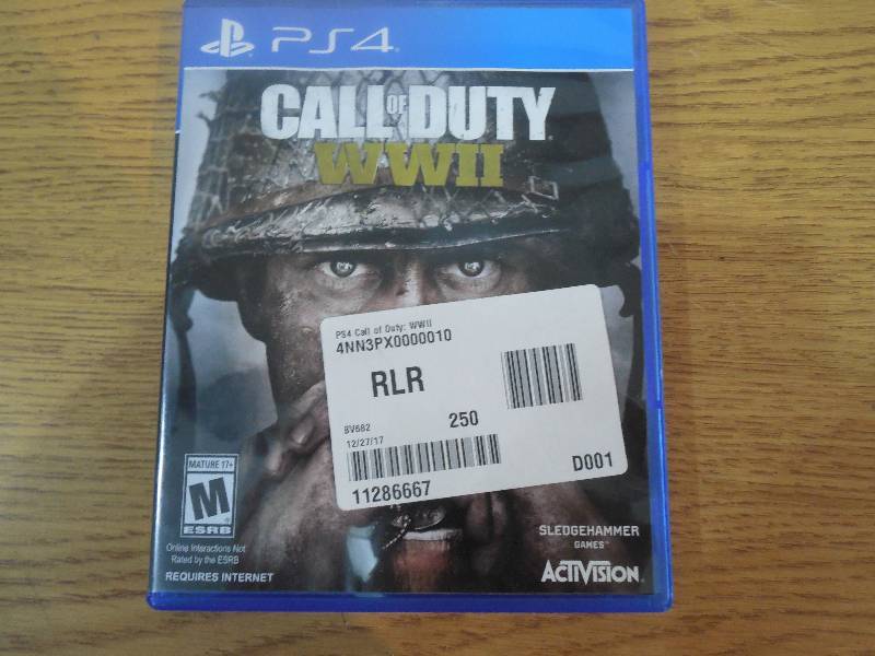 lot 78 image: Sony PS4 Call of Duty WWII