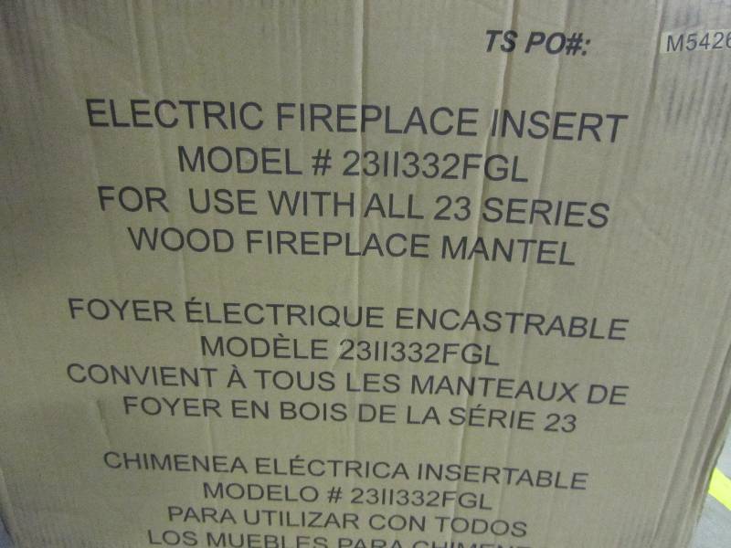 lot 31 image: HDY FIREPLACE INSERT FITS 23 SERIES
