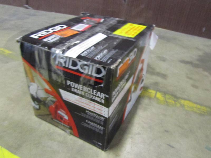 lot 37 image: RIDGID POWERCLEAR DRAIN CLEANER