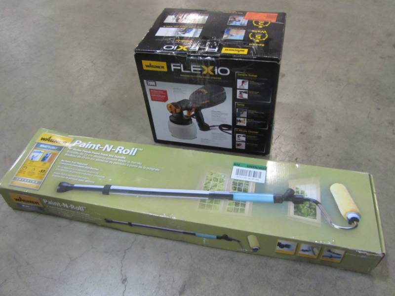 lot 32 image: WAGNER PAINT-N-ROLL & FLEXIO SPRAYER