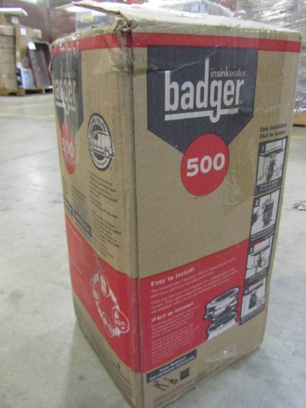 lot 45 image: BADGER 500 12 HP CONTINUOUS FEED GARBAGE DISPOSAL
