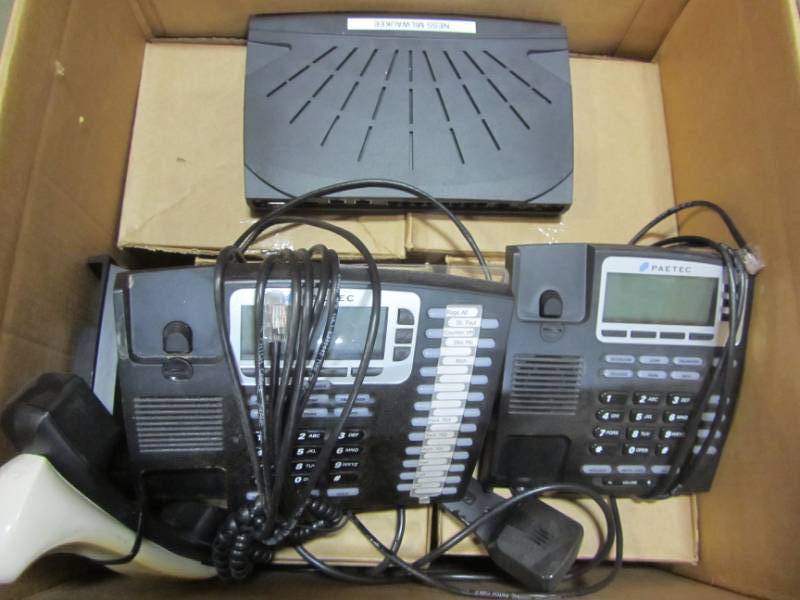 lot 127 image: PALLET OF PAETEC OFFICE PHONES - USED