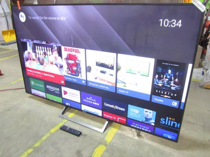 lot 2 image: SONY 75-INCH 4K ULTRA HD SMART LED TV (2017 MODEL)