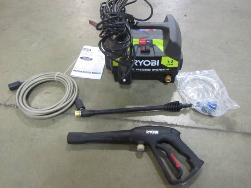 RYOBI 1600 PSI, 1.2 GPM ELECTRIC PRESSURE WASHER MN Home Outlet