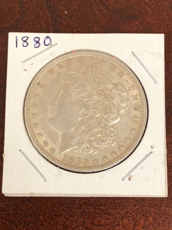 1880 Morgan Silver Dollar ...