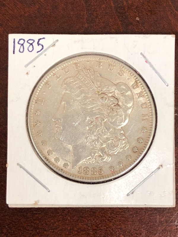 1885 Morgan Silver Dollar ...