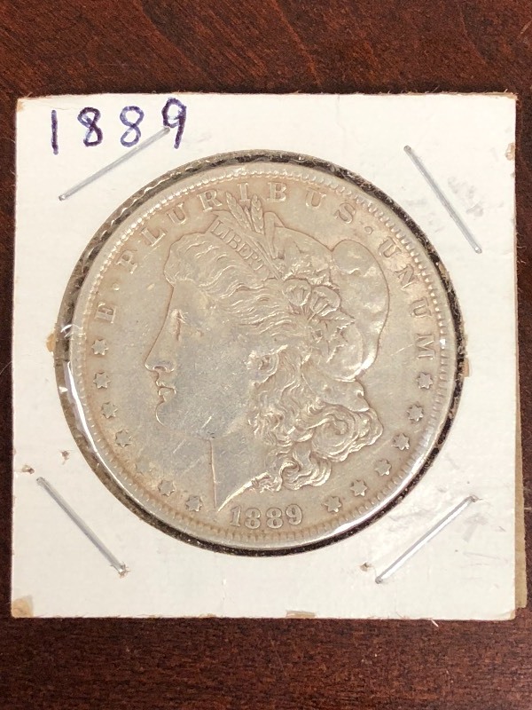 1889 Morgan Silver Dollar ...
