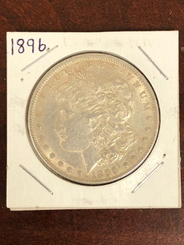 1896 Morgan Silver Dollar ...