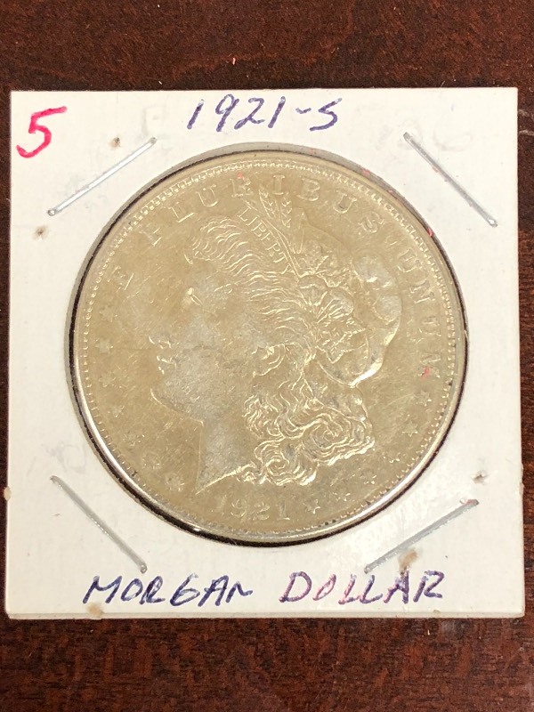 1921-S Morgan Silver Dollar...