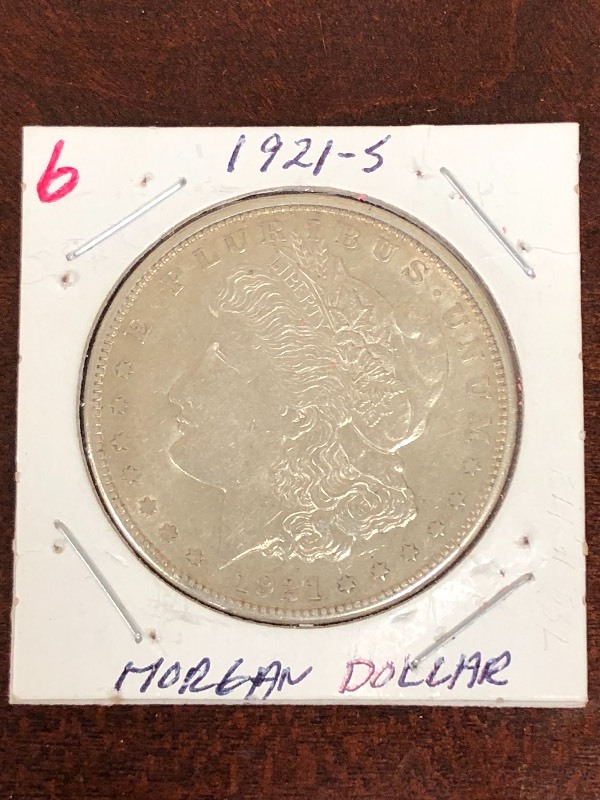 1921-S Morgan Silver Dollar...