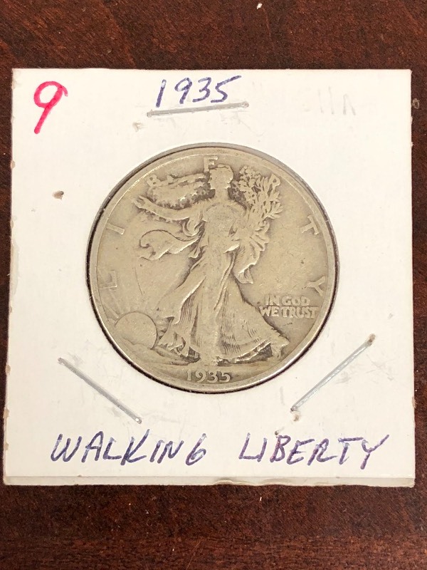 1935 Walking Liberty half Dollar...