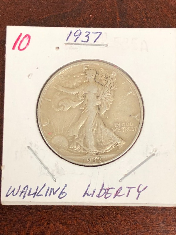 1937 Walking Liberty half Dollar...
