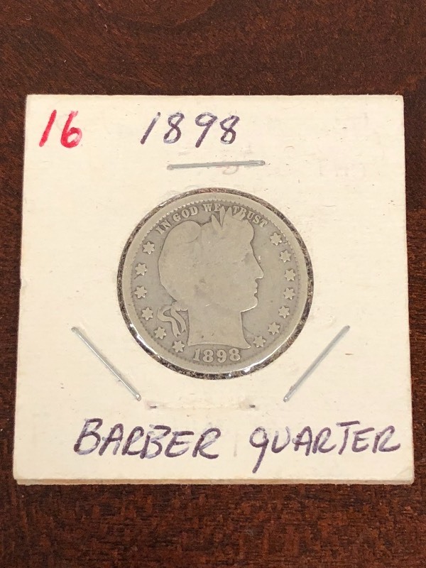 1898 Barber Quarter...