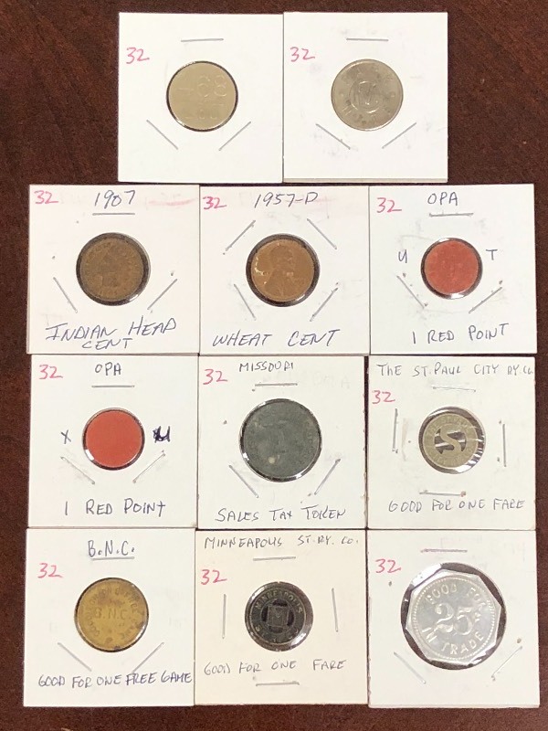 Misc  Indian Head, Wheat Back, Tax...