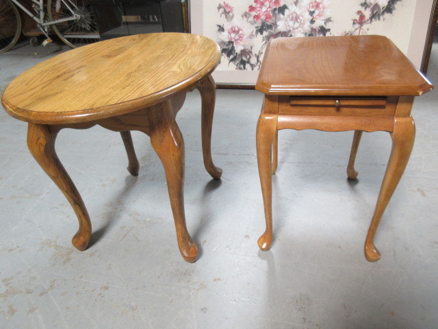 WOODEN END TABLES