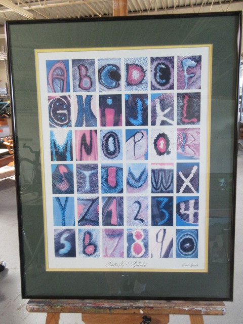 KJELL SANDVED PRINT BUTTERFLY ALPHABET