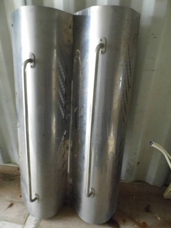 lot 11 image: 2 Semi Muffler Heat Shields
