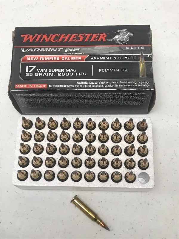 lot 20 image: (1) Box Of Winchester Varmint HE .1...