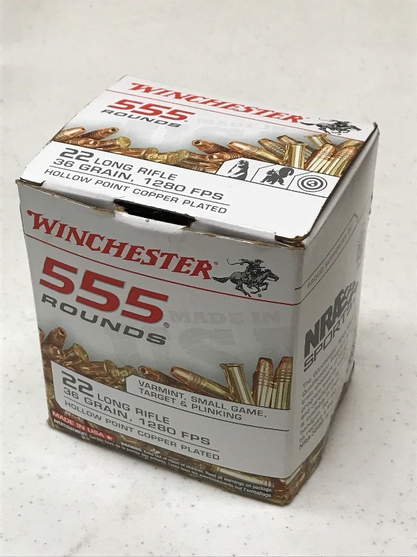 lot 27 image: (1) Box Of Winchester .22LR 36grain...