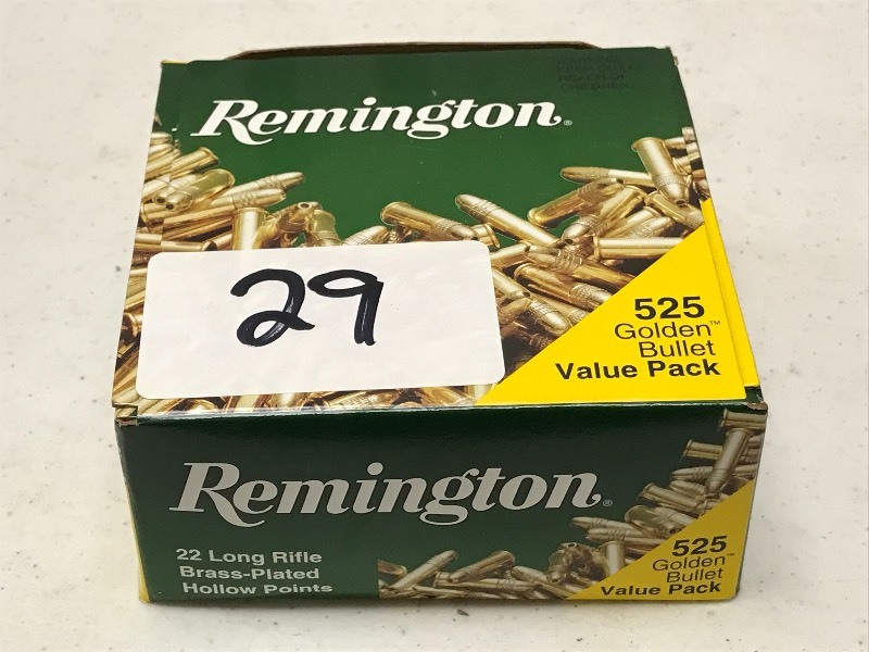lot 29 image: (1) Box Of Remington .22LR HP---(52...