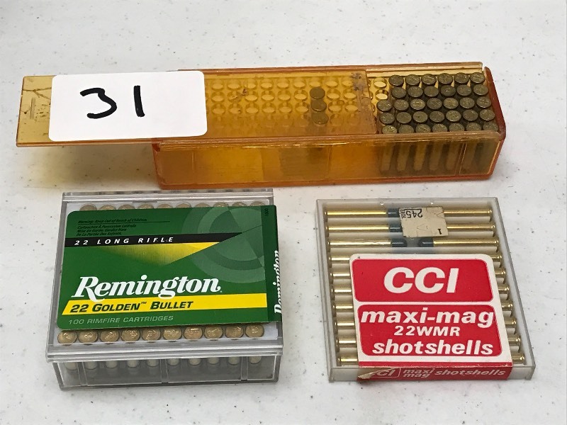 lot 31 image: (3) Boxes Of Ammo (20) Rounds Of ....
