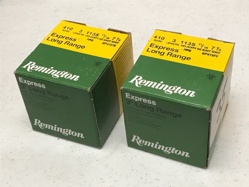 lot 35 image: (2) Boxes Of Remington Express .410...